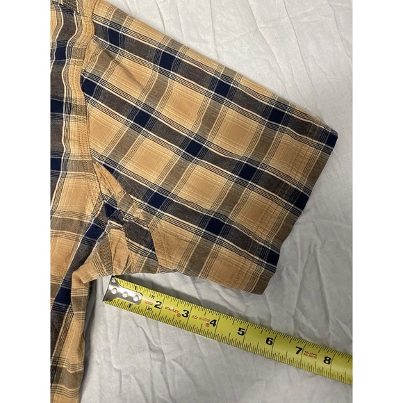 Eddie Bauer Workwear Foreman Fit 2XL Plaid Short Sleeve Shirt - Picture 9 of 9